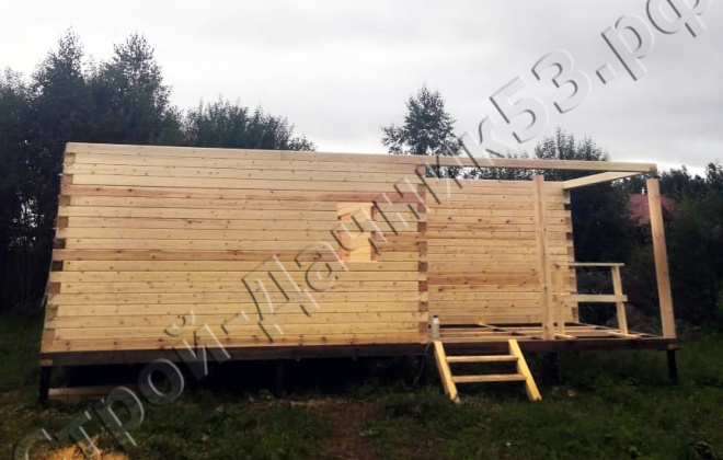 3 Брусовой дом ОД-11 9×9, 81 м², Московская область, Раменский район, посёлок Рыболовское,  ДНТ «Лазурный Берег» (5)